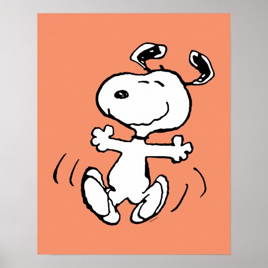 Erdnüsse | Ein Snoopy Happy Dance Poster (Vorne)