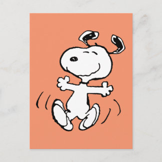 Erdnüsse | Ein Snoopy Happy Dance Postkarte