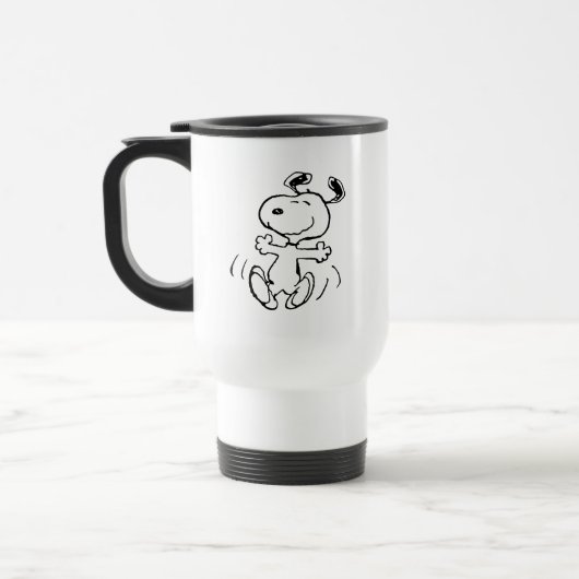 Erdnüsse | Ein Snoopy Happy Dance Reisebecher (Links)