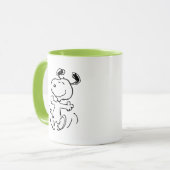 Erdnüsse | Ein Snoopy Happy Dance Tasse (Vorderseite Links)