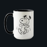 Erdnüsse | Ein Snoopy Happy Dance Tasse<br><div class="desc">Snoopy ist der liebliche Beagle von Charlie Brown im Comic-Streifen Peanuts von Charles M. Schulz. Karo aus diesem niedlichen Peanuts Design mit diesem lieblichen Hund.</div>