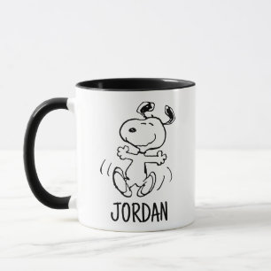 Erdnüsse   Ein Snoopy Happy Dance Tasse