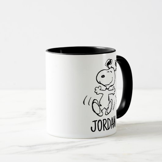 Erdnüsse | Ein Snoopy Happy Dance Tasse (VorderseiteRechts)