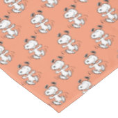 Erdnüsse | Ein Snoopy Happy Dance Tischdecke (Schrägansicht)