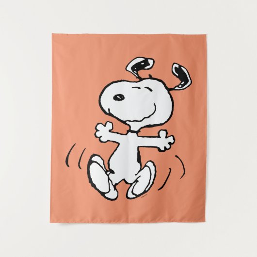 Erdnüsse | Ein Snoopy Happy Dance Wandteppich (Vorderseite)