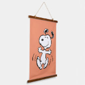 Erdnüsse | Ein Snoopy Happy Dance Wandteppich Mit Holzrahmen (Gewinkelt)