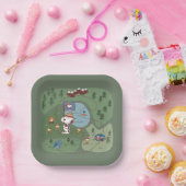 Erdnüsse | Eingebettet in den Bergcampingplatz Pappteller (Party)