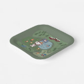 Erdnüsse | Eingebettet in den Bergcampingplatz Pappteller (Gewinkelt)