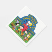 Erdnüsse | Erdnüsse Halloween Serviette (Ecke)