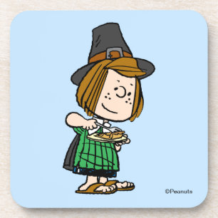 Erdnüsse   Erntedank Peppermint Patty Getränkeuntersetzer