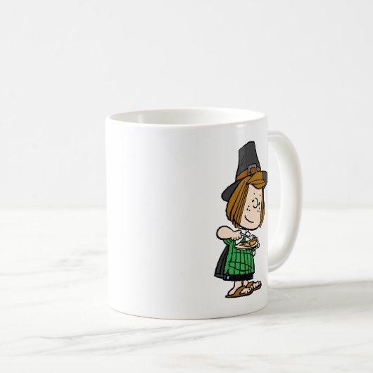 Erdnüsse | Erntedank Peppermint Patty Kaffeetasse (VorderseiteRechts)
