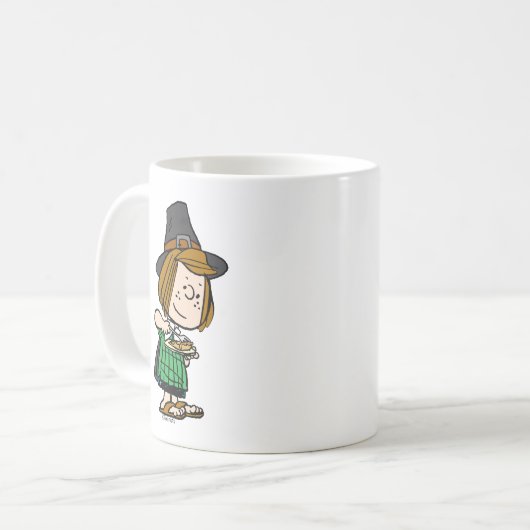 Erdnüsse | Erntedank Peppermint Patty Kaffeetasse (Vorderseite Links)