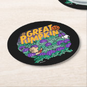 Erdnüsse | Es ist der große Kürbis Runder Pappuntersetzer (Angewinkelt)