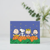 Erdnüsse | Es ist der große KürbisCharlie Brown Postkarte (Stehend Vorderseite)