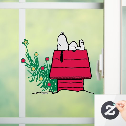 Erdnüsse | Feierlich sein Fensteraufkleber (Zuhause)