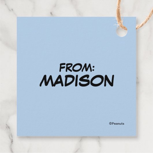 Erdnüsse | Feierlich sein Geschenkanhänger (Rückseite)