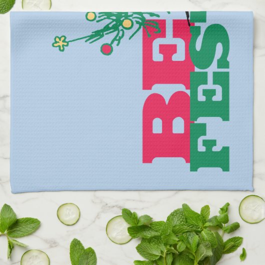 Erdnüsse | Feierlich sein Geschirrtuch (Gefaltet)