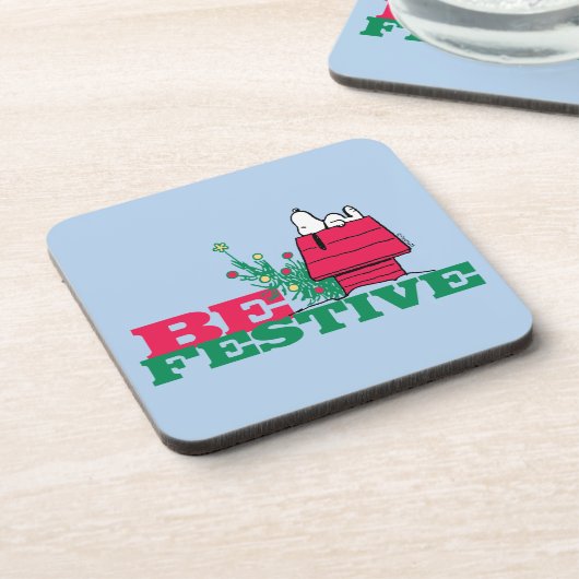 Erdnüsse | Feierlich sein Getränkeuntersetzer (Linke Seite)