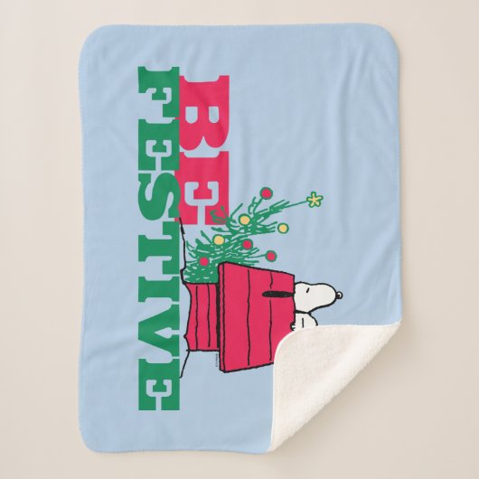 Erdnüsse | Feierlich sein Sherpadecke (Vorderseite)