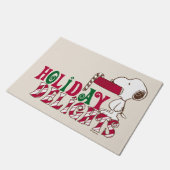 Erdnüsse | Feierliche Freuden Fußmatte (Schrägansicht)