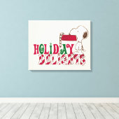 Erdnüsse | Feierliche Freuden Leinwanddruck (Insitu (Holzboden))