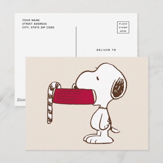 Erdnüsse | Feierliche Freuden Postkarte (Vorne/Hinten)