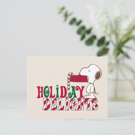 Erdnüsse | Feierliche Freuden Postkarte (Stehend Vorderseite)