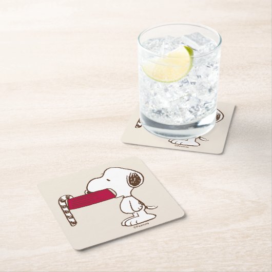 Erdnüsse | Feierliche Freuden Rechteckiger Pappuntersetzer (Vor Ort)