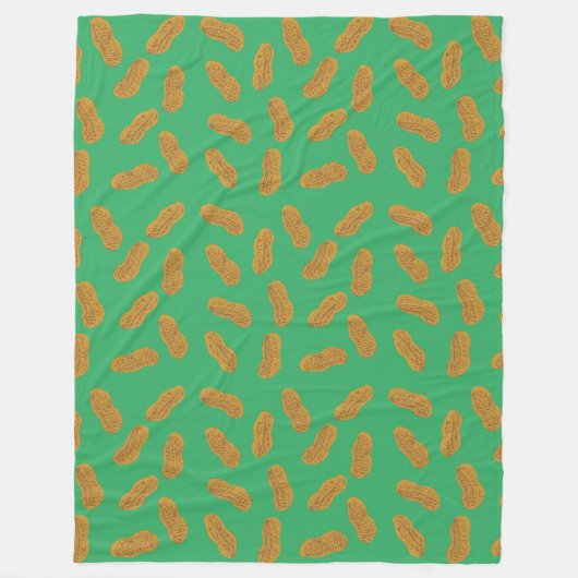Erdnüsse Fleecedecke (Vorderseite)