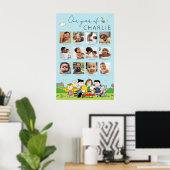 Erdnüsse | Foto Collage für Kinder im ersten Jahr Poster (Heimbüro)