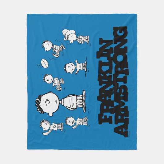 Erdnüsse | Franklin Armstrong Fleecedecke (Vorderseite)