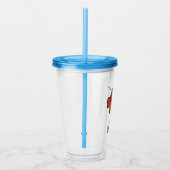 Erdnüsse | Franklin Baseball Cap Acryltrinkbecher (Rechts)