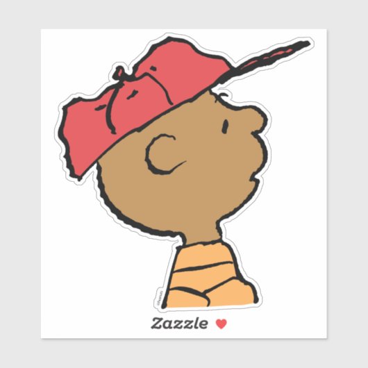 Erdnüsse | Franklin Baseball Cap Aufkleber (Blatt)