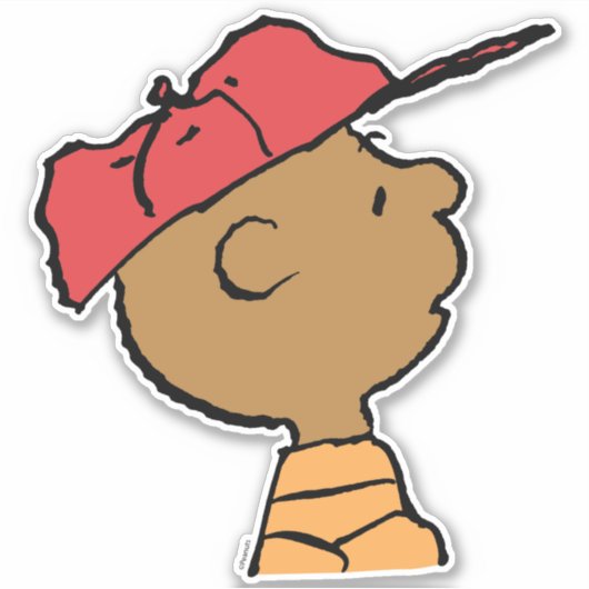 Erdnüsse | Franklin Baseball Cap Aufkleber (Vorderseite)