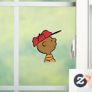 Erdnüsse Franklin Baseball Cap Fensteraufkleber