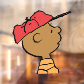 Erdnüsse | Franklin Baseball Cap Fensteraufkleber (Blatt 2)