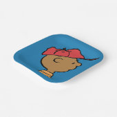 Erdnüsse | Franklin Baseball Cap Pappteller (Gewinkelt)