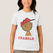 Erdnüsse | Franklin Baseball Cap Tri-Blend Shirt (Vorderseite)
