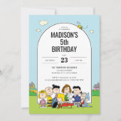 Erdnüsse | Franklin Birthday Einladung (Vorderseite)