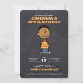 Erdnüsse | Franklin Birthday Einladung (Vorderseite)