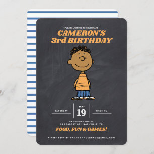 Erdnüsse Franklin Birthday Einladung