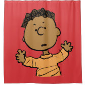 Erdnüsse | Franklin Look Duschvorhang (Vorderseite)