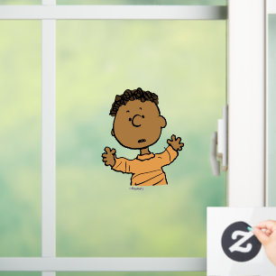 Erdnüsse Franklin Look Fensteraufkleber