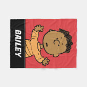 Erdnüsse | Franklin Look Fleecedecke (Vorderseite (Horizontal))