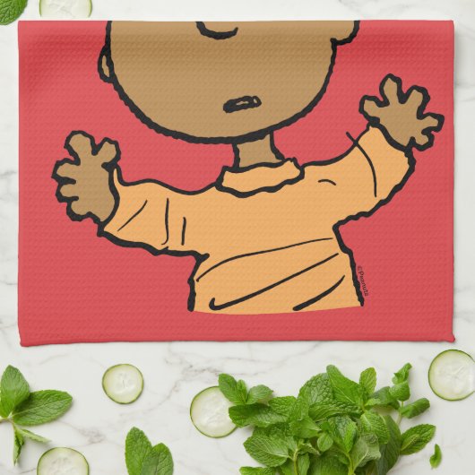 Erdnüsse | Franklin Look Geschirrtuch (Gefaltet)