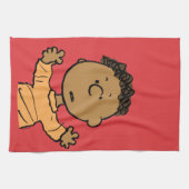 Erdnüsse | Franklin Look Geschirrtuch (Horizontal)