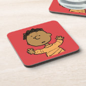 Erdnüsse | Franklin Look Getränkeuntersetzer (Linke Seite)