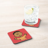 Erdnüsse | Franklin Look Getränkeuntersetzer (Rechte Seite)