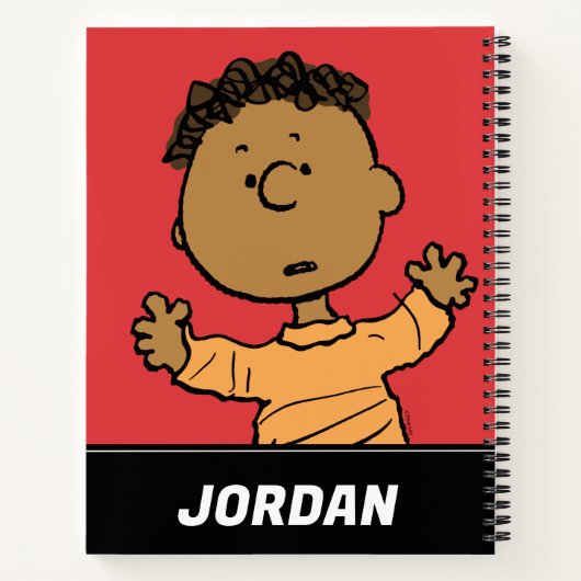 Erdnüsse | Franklin Look Notizblock (Rückseite)