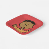 Erdnüsse | Franklin Look Pappteller (Gewinkelt)